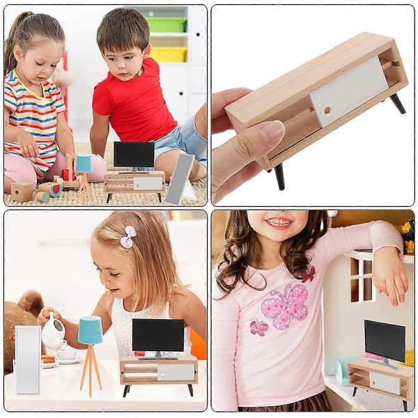 1 sæt dukkehus mini møbeldekorationer DIY tilbehør dukkehusartikler