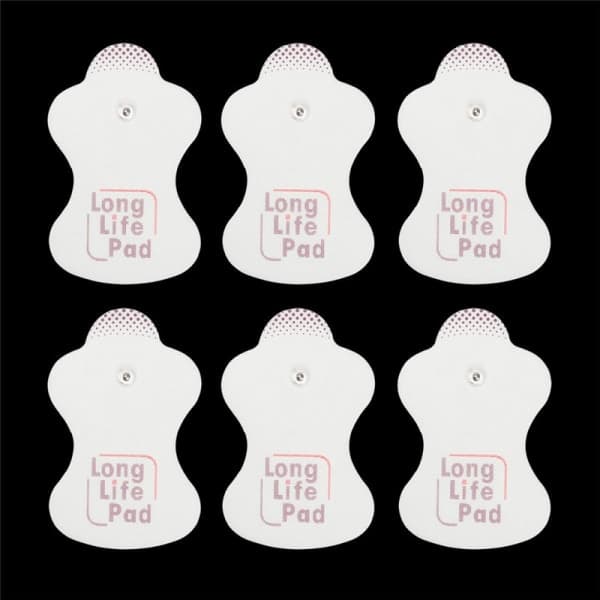 10 stk. elektrodeudskiftning til Omron-massageapparater - Hvid Onesie