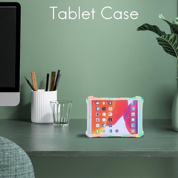 Silikone Etui Til M40 P20hd 10.1 Tommer Etui Stativ Med Pen Til P20hd (farverig Pink)