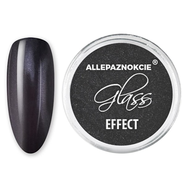 Effect Powder - Chrome / Glass - Svart grå