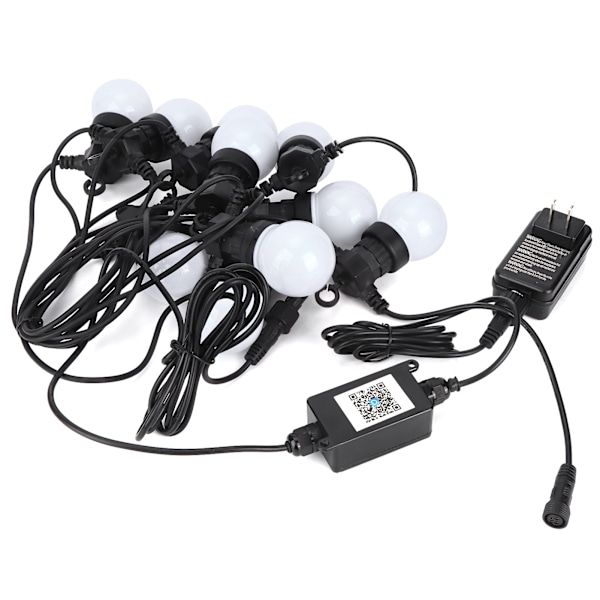 Utomhus Vattentät RGB LED Ljusslinga för Trädgård Gård Uteplats Dekoration US 100-240V 8.7m