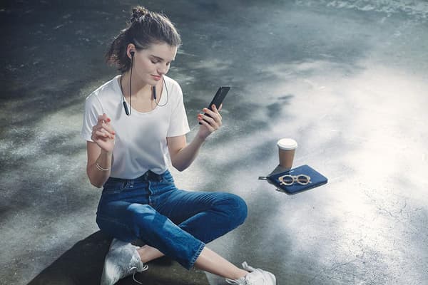 Trådløst In-Ear Ekstra Bas Headset/Hovedtelefoner med mikrofon til telefon