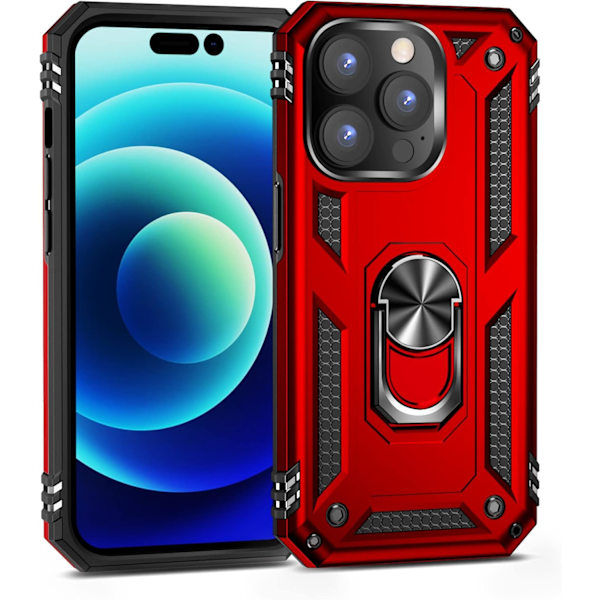 iPhone 14 Pro Max Cover, Ekstrem Beskyttelse Militær Rustning Dobbelt