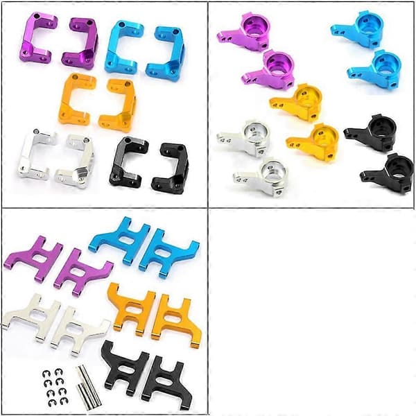 Metal Front Styrekop C Hub Affjedringsarmsæt Til 1/10 Rc Crawler Bil Cc01 Cc-01 Opgraderingsdele
