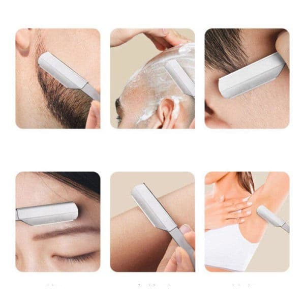 Partahöylä 10 terällä - Ruostumaton teräs - Hopea/hopea