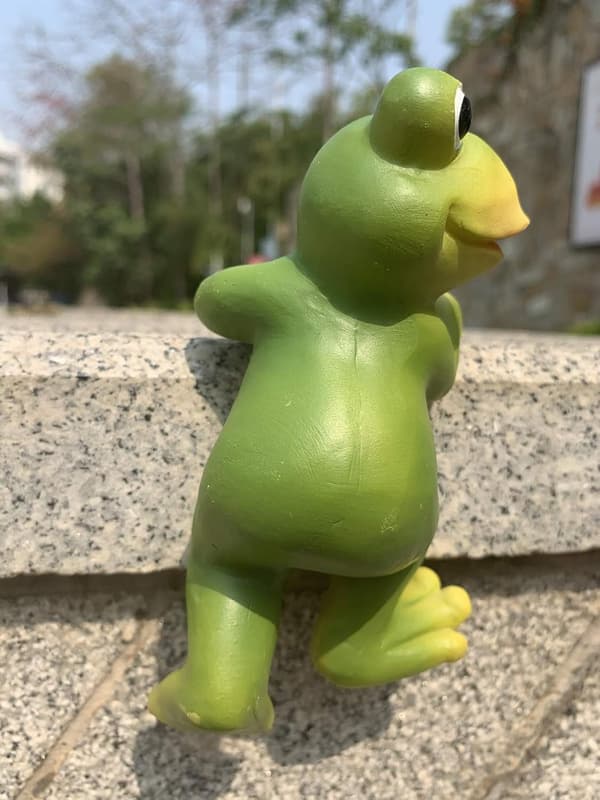 Inomhus Utomhus Staty Hängande Groda, Trädgård Mini Konst Dekor Figur
