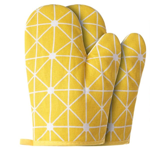 Grytvantar för säker matlagning, quiltad design med halkfritt grepp, extra tjocka för värmebeständigt skydd, mjuk vaddering för komfort, maskintvättbara