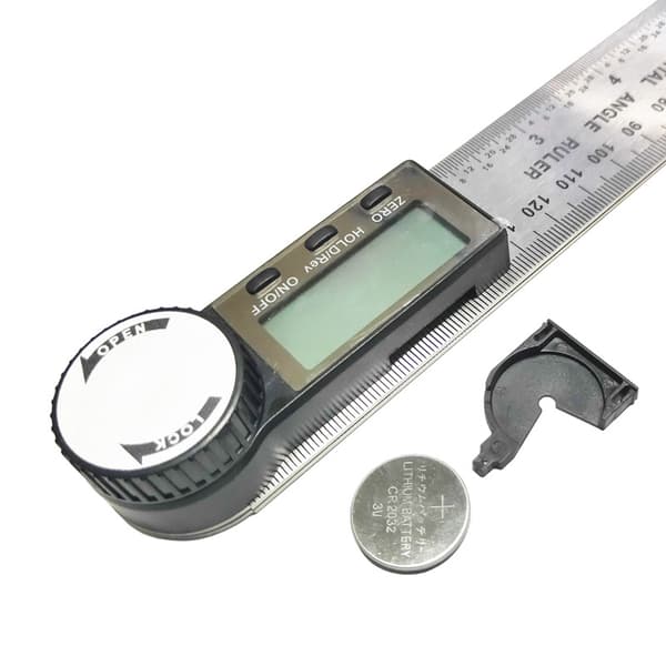 Digital Vinkelmåler 0-360° Digital Inclinometer Rustfrit Stål