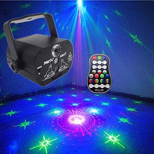 DJ Disco Scenfestlampa USB Laserlampa