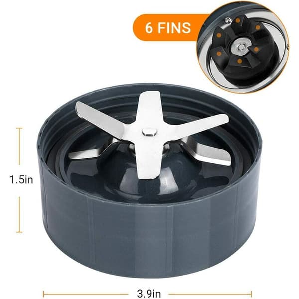 Smoothie Maker-blad, Extraktorblad för Blandning, Rivning och Hackning med Diskmaskinssäker Design i Rostfritt Stål för NutriBullet 600w 900w Pro