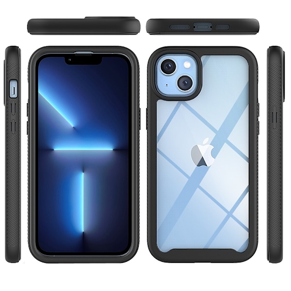 360 Full Cover Edge Case iPhone 13 Black