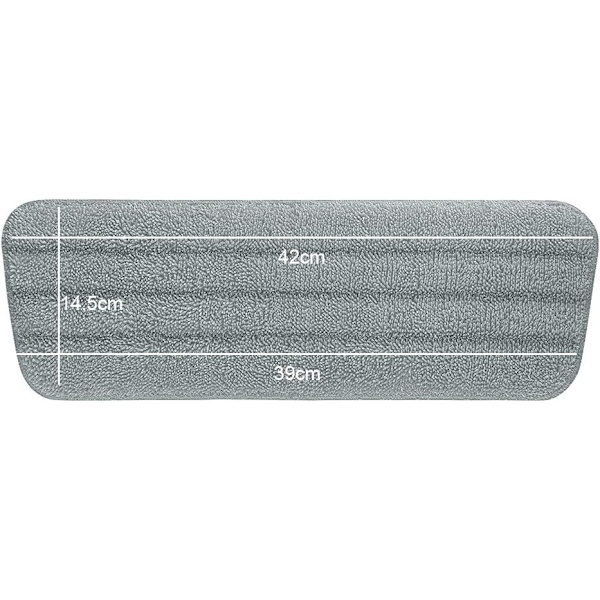 6 stk. moppeputer, mikrofiber spraymoppeputer for spraymopp