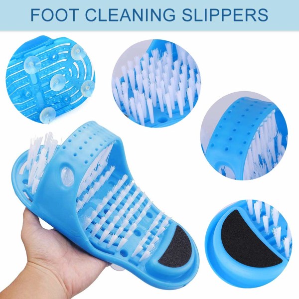 Fotborste - rengöring & massage för fötter - fotvårdsborste