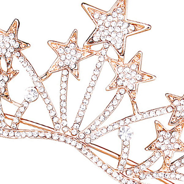 Star Pannband Crown, Pannband Crystal Rhinestone hårsmycken