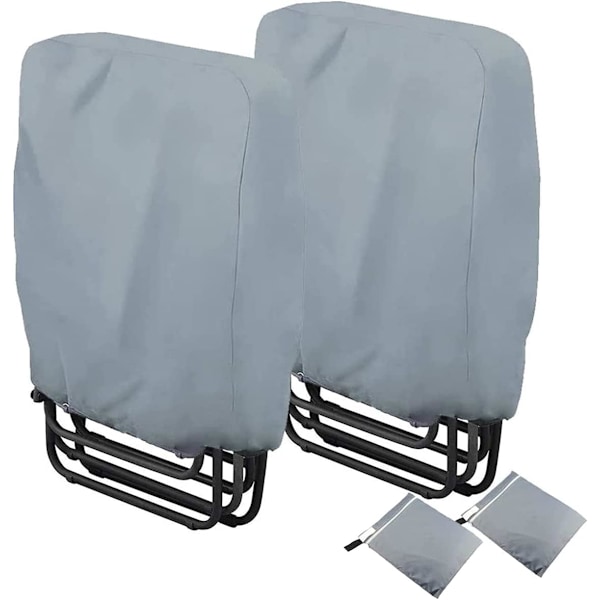 2-pack Oxford 210D Vattentäta Fällbara Vilstolsöverdrag för S