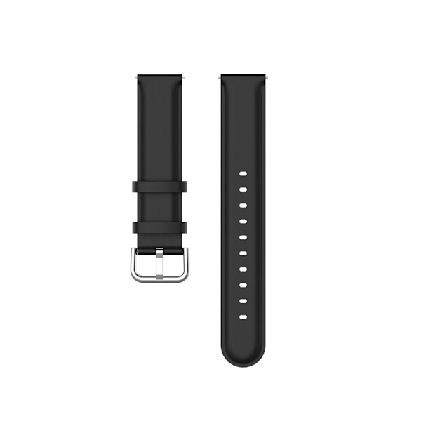 Äkta Läderarmband Huawei Watch GT/GT 2 46mm/GT 2 Pro Svart