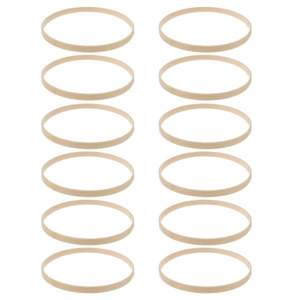 12 stk 15 cm drømmefanger DIY-ringer runde bambusrammer håndverksmaterialer
