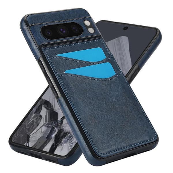 (For Pixel 8 Pro) Elegant og stilig telefondeksel: Optimal beskyttelse svart blå