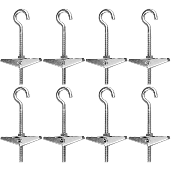 Vippvingar Ergonomisk Design, Kraftiga Tak Krokar Med Fjäderbelastade Vippvingbultar, Enkel Installation Borttagning För Bred Användning På Gipsskivor,