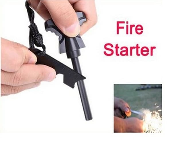 3-pakkaus sytytin - Fire starter Musta