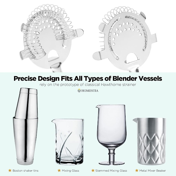 Barware Innovation: Uppgraderad Unik Design Cocktail Sil, Trådfjädersil För Smidig Blandning, Utlovar Glad Bartending Med Lätthet