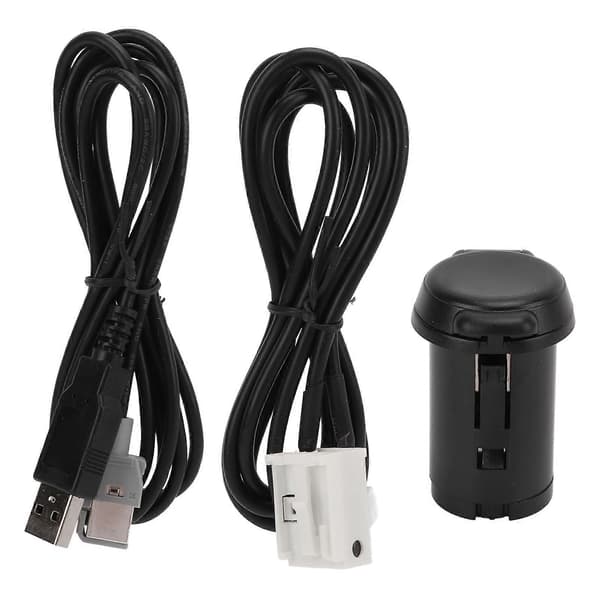 Stereoadapter USB-plugg tilkoblingskabelsett erstatning for Peugeot 206 207 307
