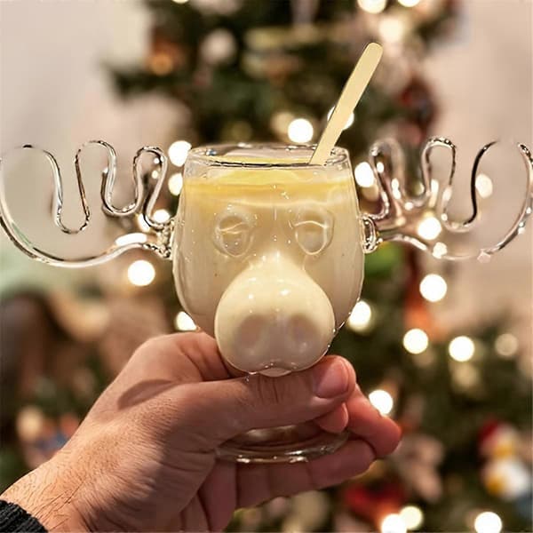 Christmas Vacation Film Mugg Glas Vågigt Dubbellager Glasmugg