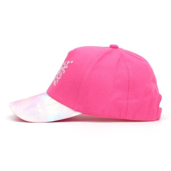 Barnas Drømmende Sommerfuglbroderte Baseballcaps med Iridescent Brett Magenta