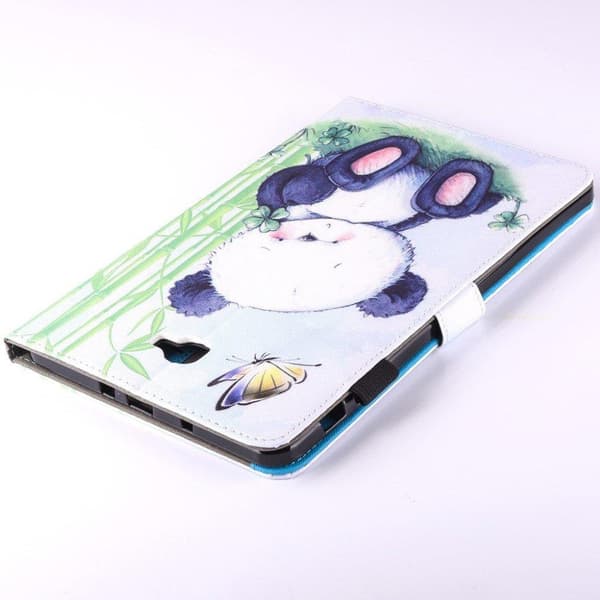 Galaxy Tab A 10.1 -kotelo, pandakuvio, monivärinen