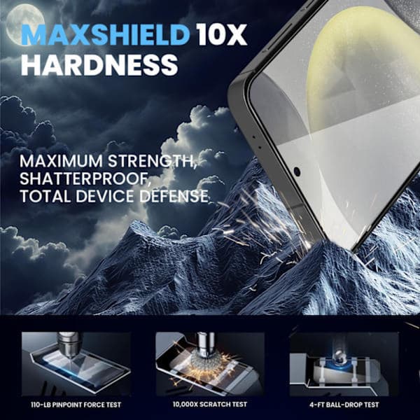 2-pack Samsung S24 Plus Skärmskydd & 2-pack Linsskydd - Härdat Glas 9H