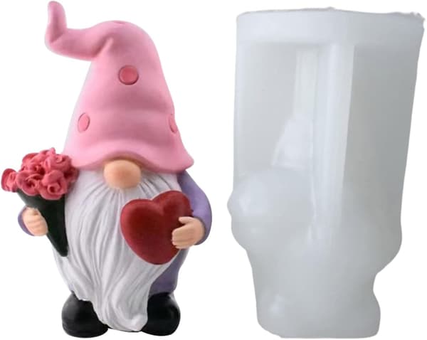Nisseform, Nisse Stearinlysform, Mand Male