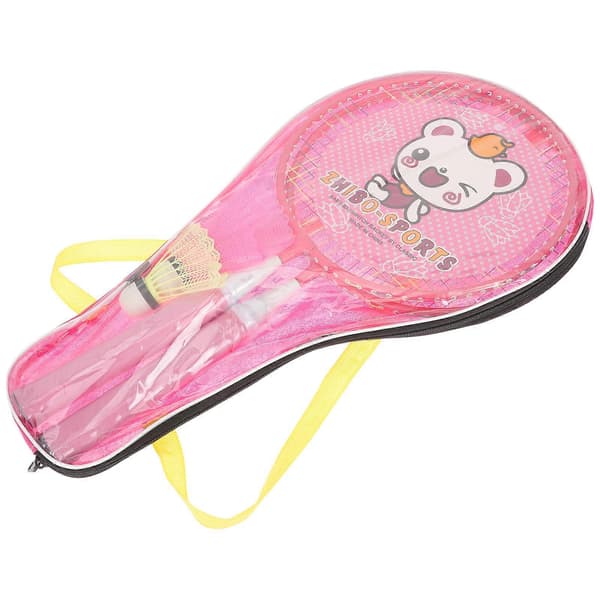 1 set badmintonracket badmintonset barn badmintonracket sportracket med bollar