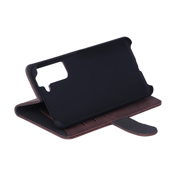Mobilfodral PU Brun - Samsung S21 FE 5G