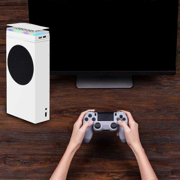 Top Fan Kølesystem Farverig Lampe-Effekt Gaming Tilbehør til XB Series S