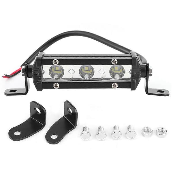4 tum 9W 3LED 6000K Arbetsljusramp Spotlampa för SUV Båt Terrängbil Lastbil ATV
