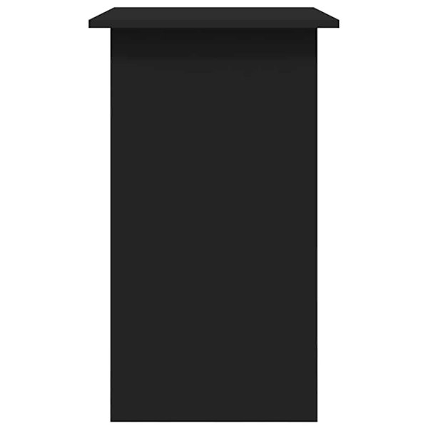 vidaXL Skrivbord svart 80x45x74 cm konstruerat trä Svart