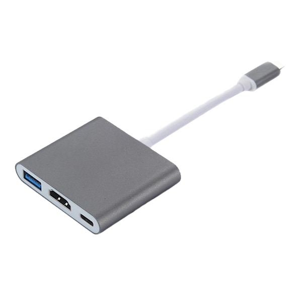 INF USB-C Multiportadapter til USB (PD), USB-C, 4K HDMI-kompatibel
