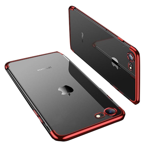 Tunt och Skyddande Skal för iPhone 8 Svart