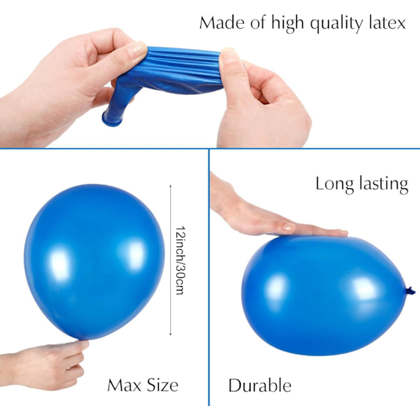 12-tums Jumboballonger, Blandade Färger Partydekorationer, Stora Ballonger Med Livfull Attraktion, Slitstarkt Latexmaterial För Långvarig Glädje, 100 st Stora