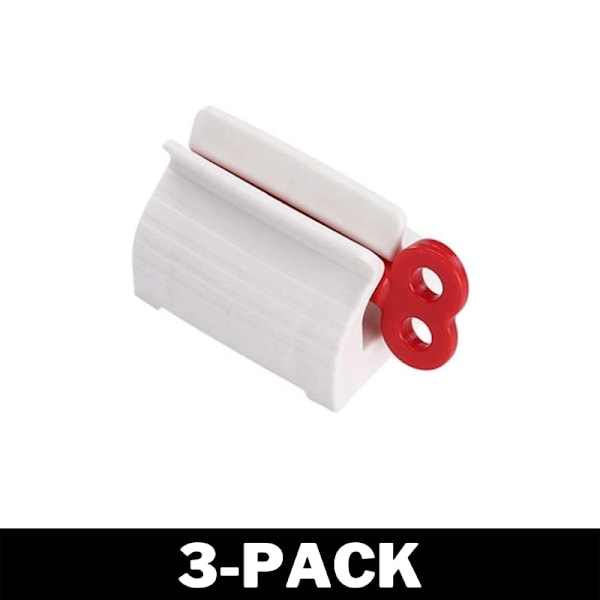 Tandkrämshållare / Tubpress - Pressa ut det sista Röd 1-Pack
