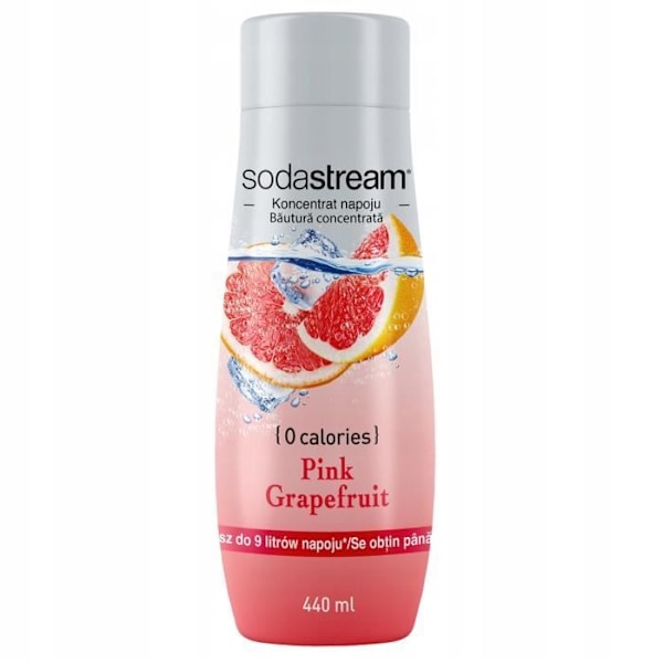 Sirap för SodaStream Pink Grejpfruit Zero 440ml