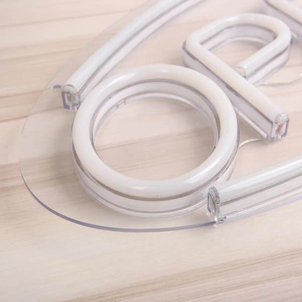USB OPEN -neonkyltti, LED-neonvalot, seinäkoriste, romanttinen
