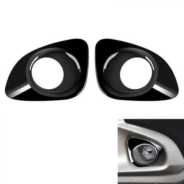 For Corolla Cross 2021 2022 Glossy Black Front Tåkelys Lampe Deksel Trim Tåkelysramme Dekor