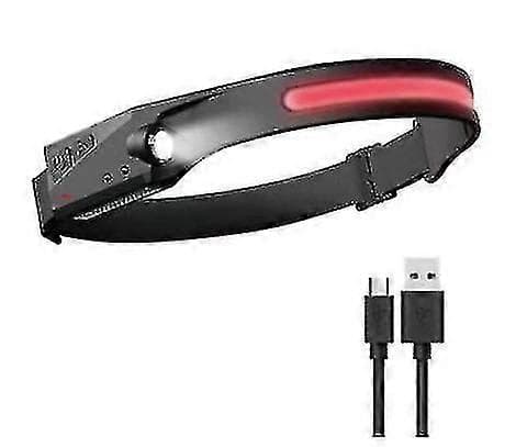 Led-lamppu, jossa sisäänrakennettu USB-ladattava anturilamppu