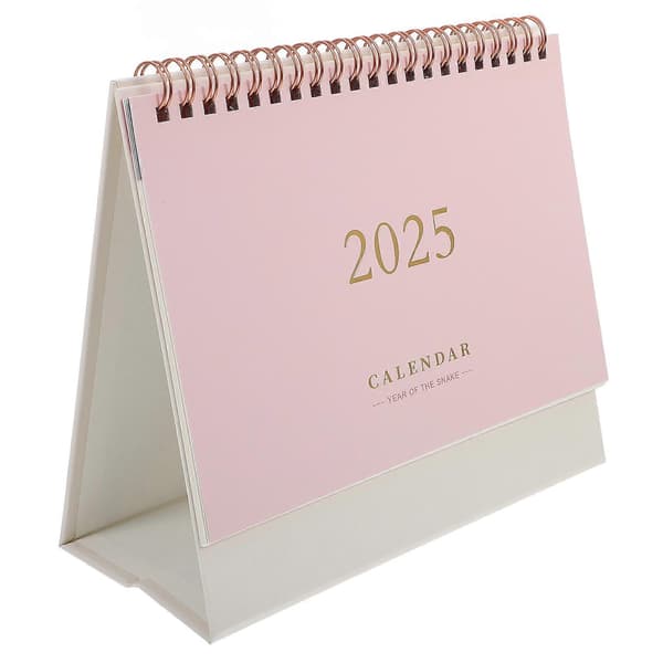 Bordkalender Papirkalender Dekor Bærbar Kalender Engelsk Skrivebordskalender for Kontor