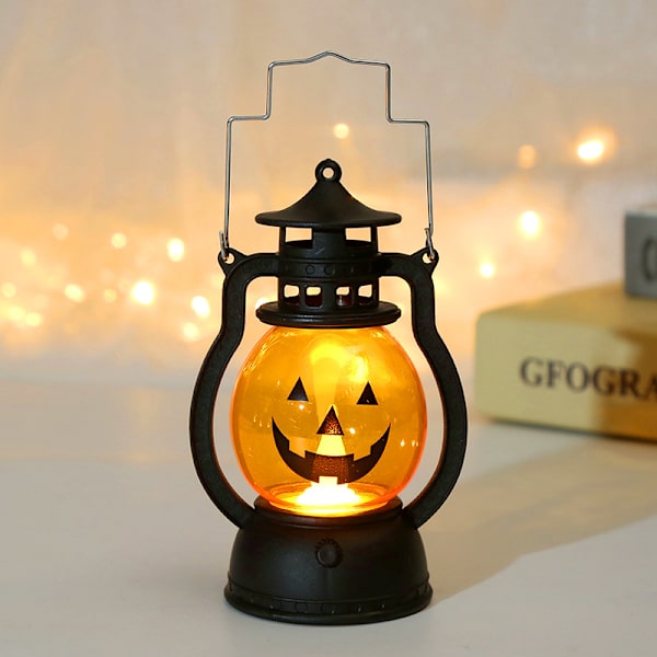 Halloween Græskar Elektronisk Lys type A, Halloween LED-lys