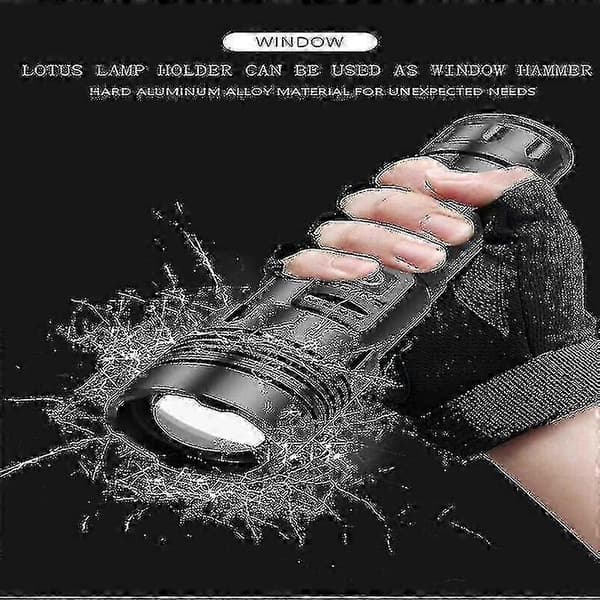 1.000.000 Lumen Super Lys LED Taktisk Lommelygte Genopladelig LED Arbejdslys