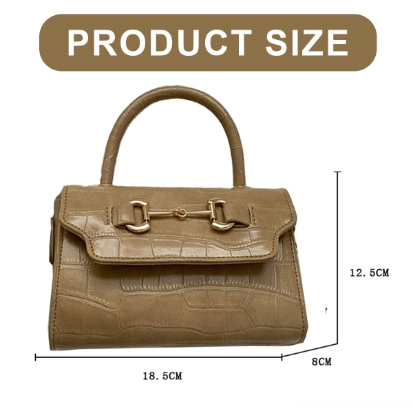 Enkel design väska dam handväska mode konstläder