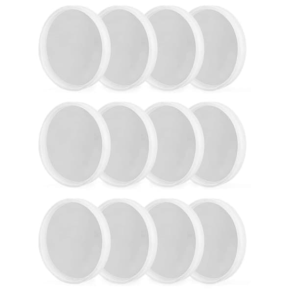 Silikon Epoksy Resin Støpeform Brikkeform Rund Form Smykkefremstilling Form