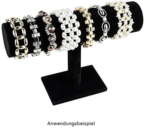 Smykkeholder til armbånd og ure, 23,5 x 7 x 13,5 cm, bl